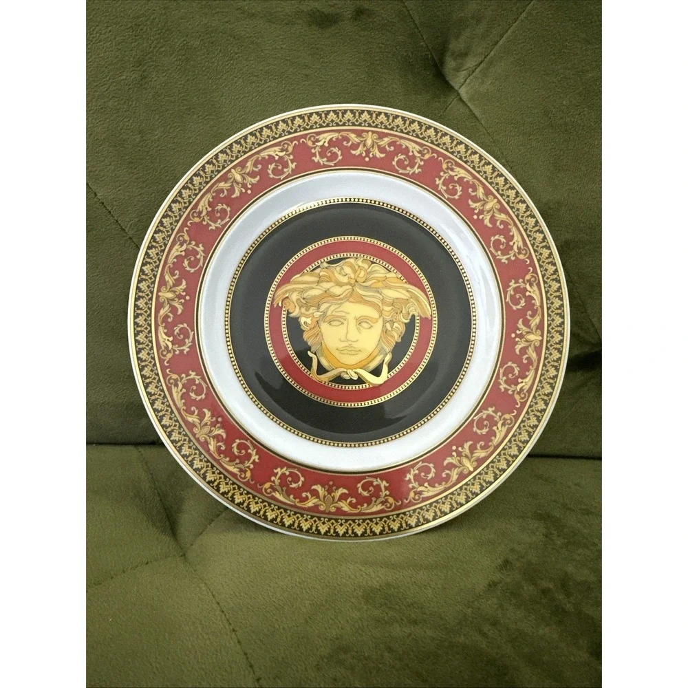 Versace Medusa‎ Bread and Butter plate 7inch w/ Gold Rosenthal Germany